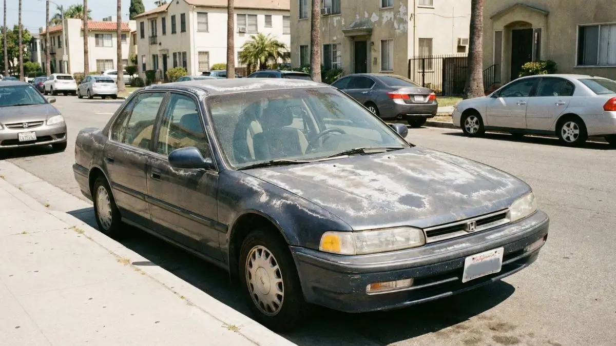 O que acontece se deixar o carro no tempo?